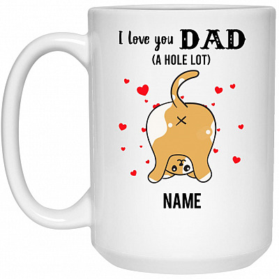15 oz. White Mug