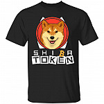 Shiba Token T-Shirt, Black, Unisex T-Shirt