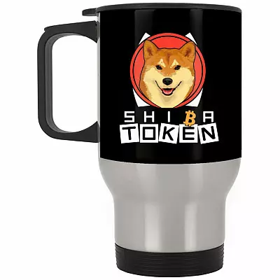 14 oz. Silver Travel Mug