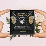 Personalized She Believed She Could So She Did Love Knot Necklace - Graduation Gift Necklace Personalized She Believed She Could So She Did Love Knot Necklace - Graduation Gift Necklace