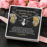 Personalized She Believed She Could So She Did Alluring Beauty Necklace