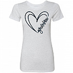 Grandma Love ladies t, Heather White, Premium Ladies T-Shirt Grandma Love ladies t, Heather White, Premium Ladies T-Shirt