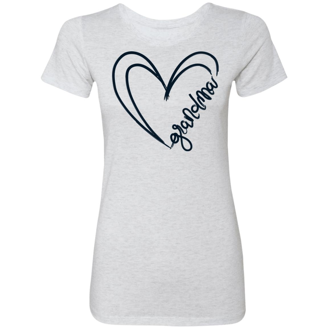 Grandma Love ladies t, Heather White, Premium Ladies T-Shirt Grandma Love ladies t, Heather White, Premium Ladies T-Shirt