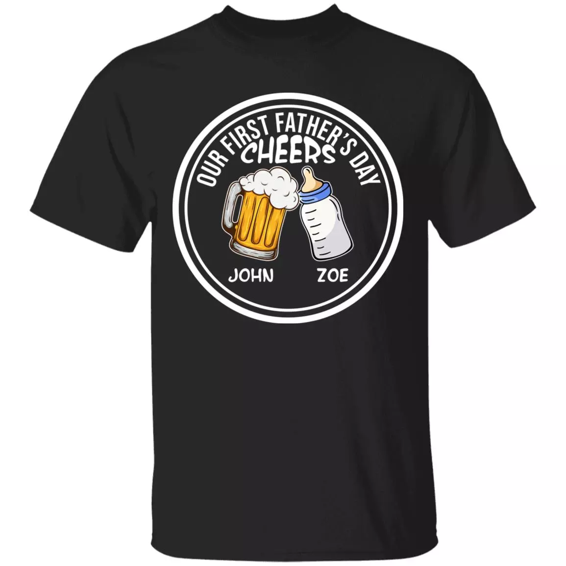 Personalized Cheers Shirt, Black, Unisex T-Shirt Personalized Cheers Shirt, Black, Unisex T-Shirt