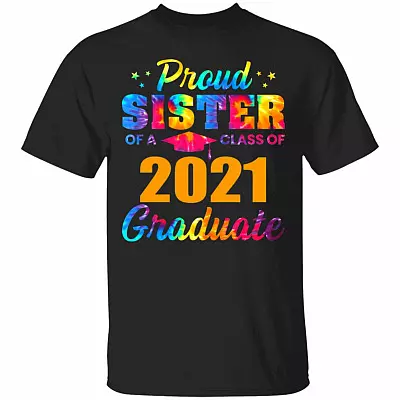 Personalized Proud Sister Shirts, Black, Unisex T-Shirt