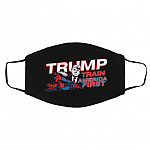 Trump Train America Mask, Black, Cloth Face Cover – Medium/Large Trump Train America Mask, Black, Cloth Face Cover – Medium/Large