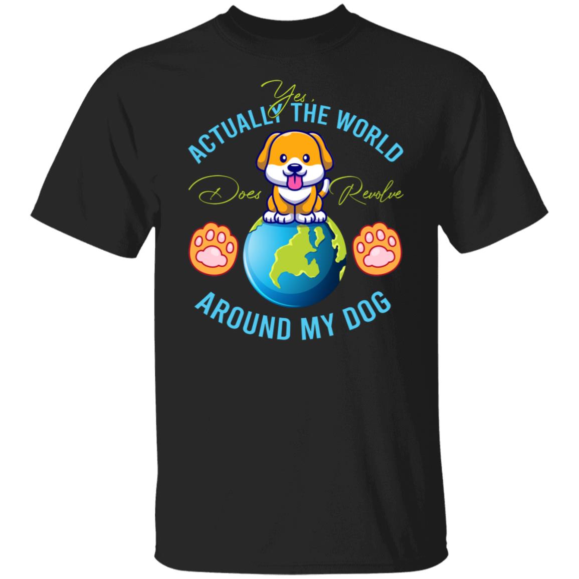 dog t, Black, Unisex T-Shirt