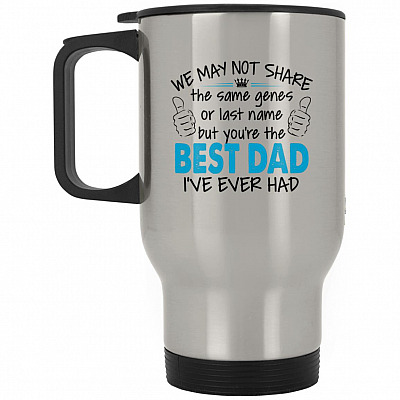14 oz. Silver Travel Mug