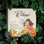 To My Mom Mothers And Daughters Never Truly Part Maybe In Distance But Never In Heart Love Knot Necklaces