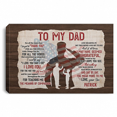 0.75'' Framed Canvas