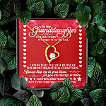 To My Granddaughter Someday When the Pages of My Life End Forever Love Pendant Necklace