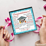 Congratulations Wherever The Journey In Life May Take You Interlocking Hearts Necklace - Graduation Gift