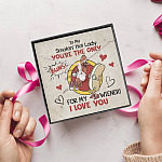 To My Smokin' Hot Lady You're The Only Buns For My Wiener I Love You Alluring Beauty Necklace