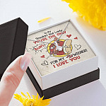 To My Smokin' Hot Lady You're The Only Buns For My Wiener I Love You Alluring Beauty Necklace