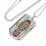 To My Step Dad Any Man Can Be A Father But It Takes Someone Special To Be A Dad Dog Tag Necklace