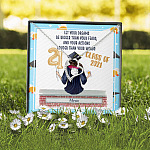 Personalized Graduation Let Your Dreams Be Bigger Than Your Fears Forever Love Pendant Necklace