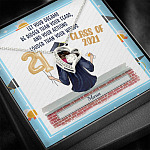 Personalized Graduation Let Your Dreams Be Bigger Than Your Fears Forever Love Pendant Necklace