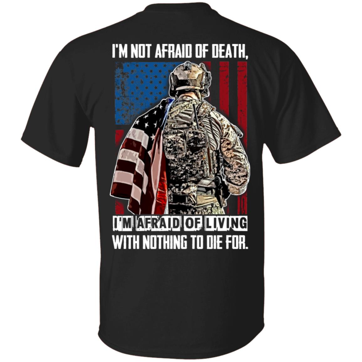 AFRAID T, Black, Unisex T-Shirt