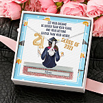 Personalized Graduation Let Your Dreams Be Bigger Than Your Fears Alluring Beauty Necklace