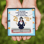 Personalized Graduation Let Your Dreams Be Bigger Than Your Fears Alluring Beauty Necklace