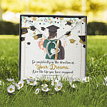 Graduation Gift Go Confidently in the Direction of Your Dreams Forever Love Pendant Necklace