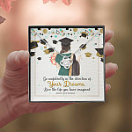 Graduation Gift Go Confidently in the Direction of Your Dreams Love Knot Pendant Necklace