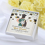 Graduation Gift Go Confidently in the Direction of Your Dreams Love Knot Pendant Necklace