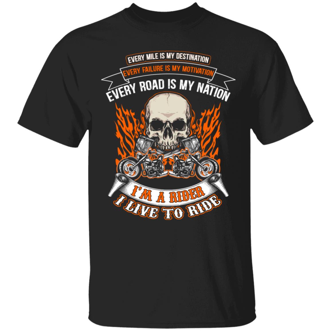 Rider Shirt, Black, Unisex T-Shirt