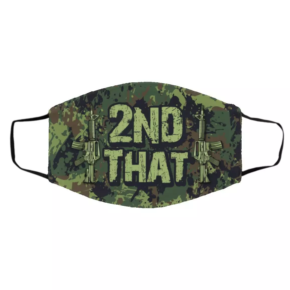 2nd That Washable Mask Cover, White, Cloth Face Cover – Medium/Large