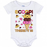 Scoop there onesie, White, Baby Onesie - 12 Month