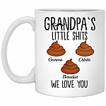 Personalized Grandpa's Little, White, 11 oz. White Mug Personalized Grandpa's Little, White, 11 oz. White Mug