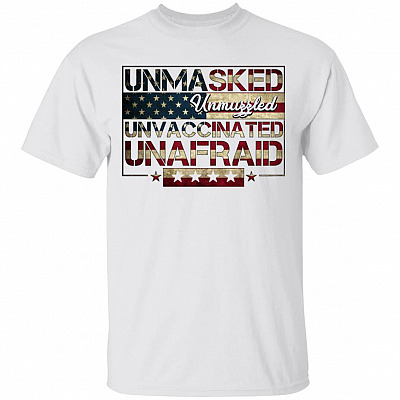 Unmasked Shirt, White, Unisex T-Shirt