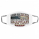 Unmasked Mask, White, Cloth Face Cover – Medium/Large
