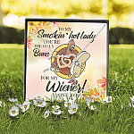 Naughty to My Smokin Hot Lady You're the Only Buns for My Wiener Interlocking Hearts Pendant Necklace