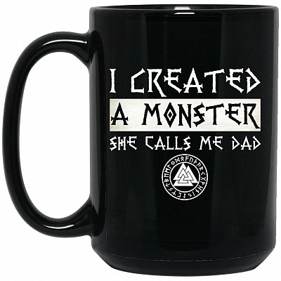 15 oz. Black Mug