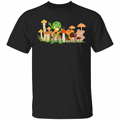 Frog Playing Banjo T-Shirt - Frog Shirt, Black, Unisex T-Shirt