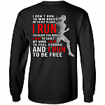 I Don't Run Hoodie, Black, Long Sleeve I Don't Run Hoodie, Black, Long Sleeve