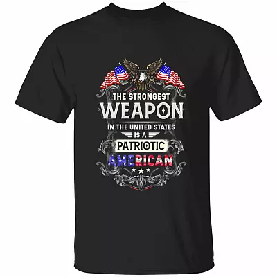 The Strongest Weapon In, Black, Unisex T-Shirt