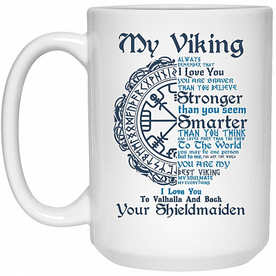 15 oz. White Mug