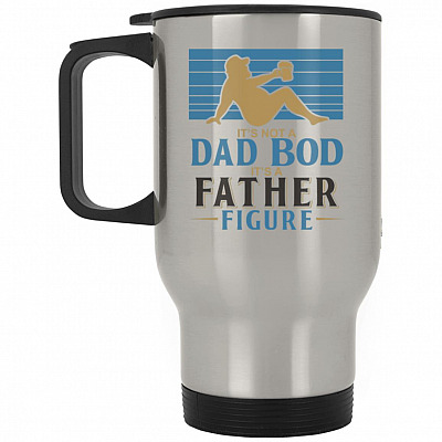 14 oz. Silver Travel Mug