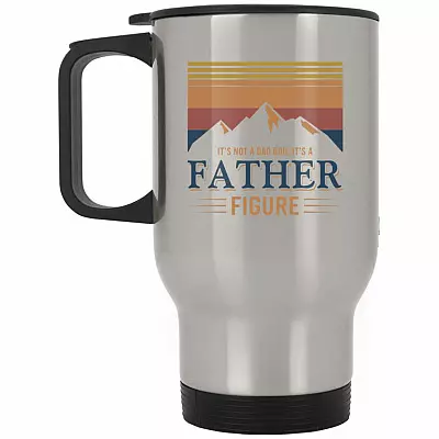 14 oz. Silver Travel Mug