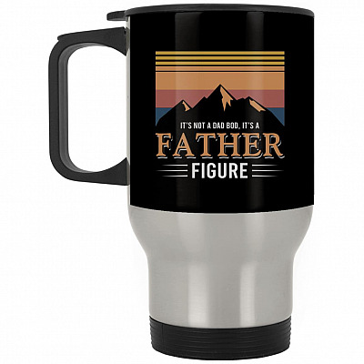 14 oz. Silver Travel Mug