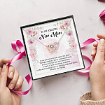 To An Amazing New Mom Interlocking Hearts Pendant Necklace - New Mom Necklace