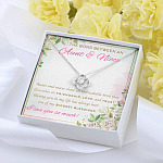 The Bond Between An Aunt And Niece I Love You So Much Love Knot Necklace - Aunt And Niece Gifts