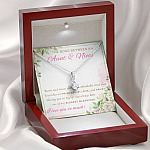 The Bond Between An Aunt And Niece I Love You So Much Alluring Beauty Necklace - Aunt And Niece Gifts