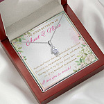 The Bond Between An Aunt And Niece I Love You So Much Alluring Beauty Necklace - Aunt And Niece Gifts
