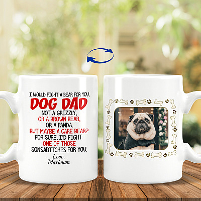 15 oz. White Mug