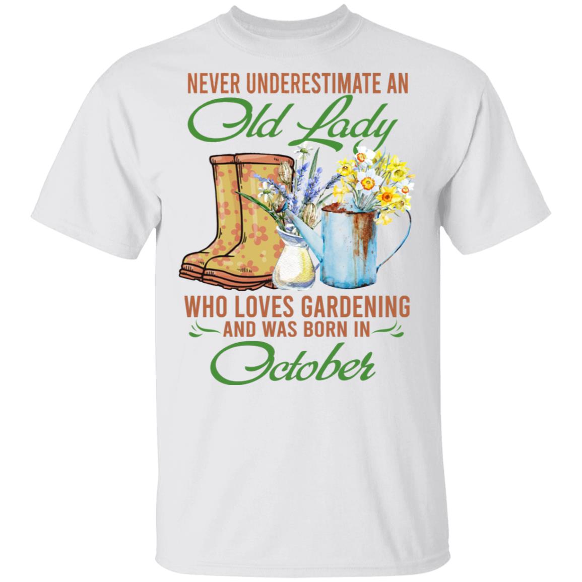 October Tee, White, Unisex T-Shirt