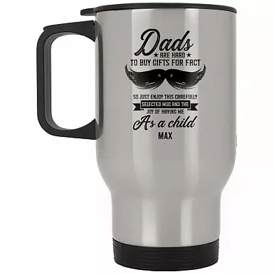14 oz. Silver Travel Mug