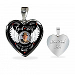 Personalized Photo God Has You In His Arms I Have You In My Heart Memorial Luxury Heart Pendant Necklace Personalized Photo God Has You In His Arms I Have You In My Heart Memorial Luxury Heart Pendant Necklace